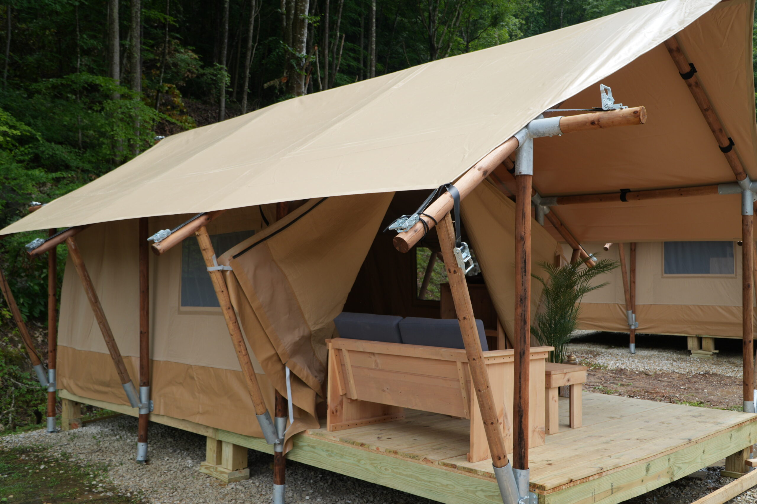 Regular Campsite and Tent Camping Layout