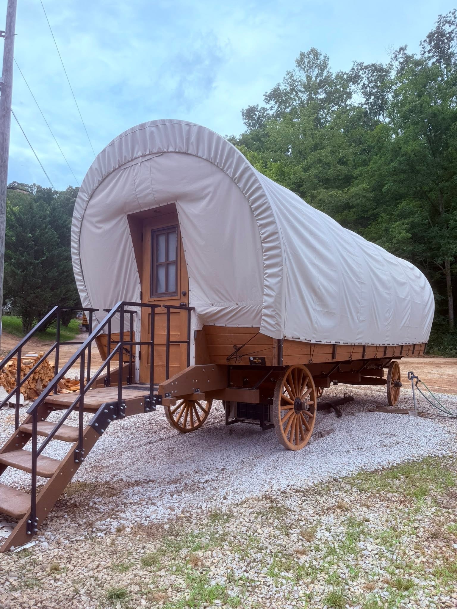 Covered Wagon Glamping Site